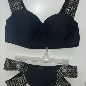 Elegant Black Women's Intimate Set